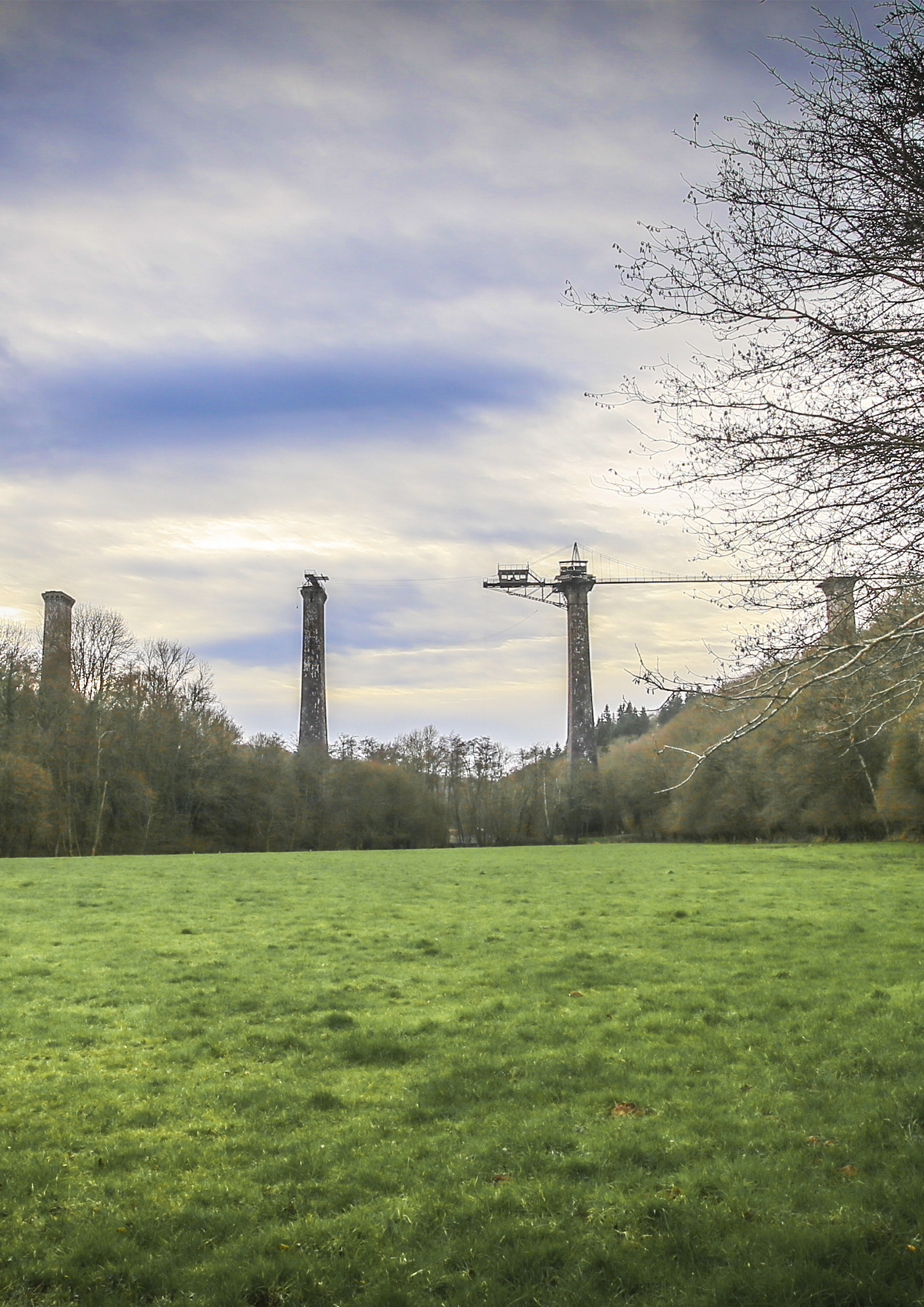 Vue depuis la vallée de la souleuvre